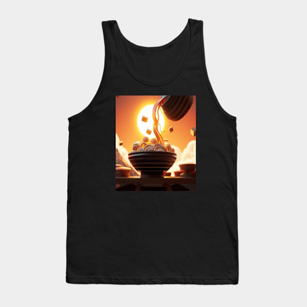 Sunset noodles Tank Top by oudex